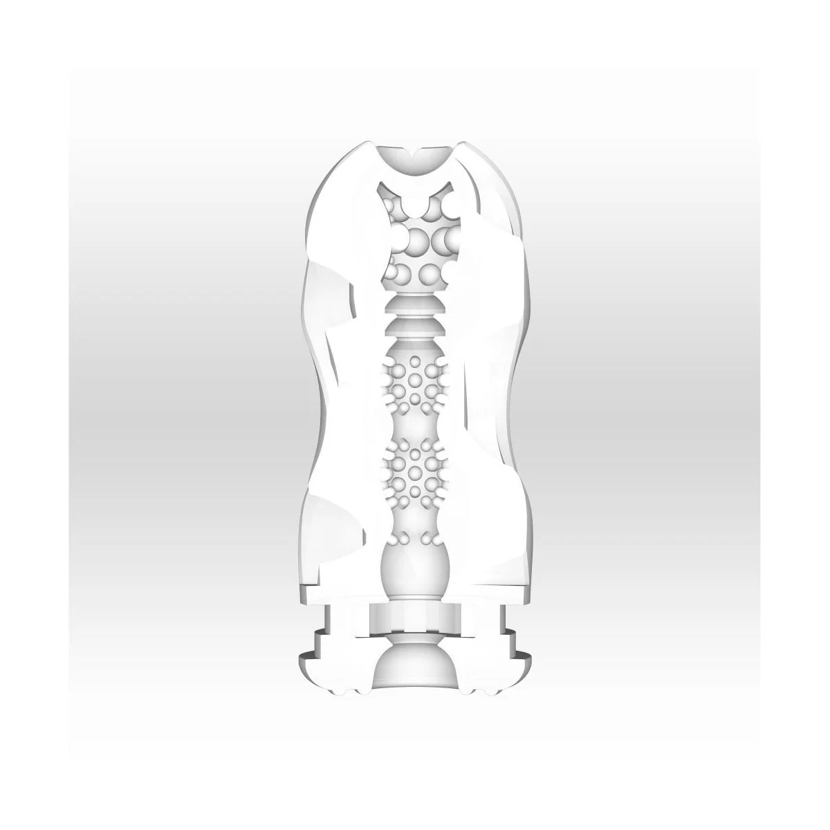 Official TENGA Air-Tech Regular internal cutaway rendering on a white background.