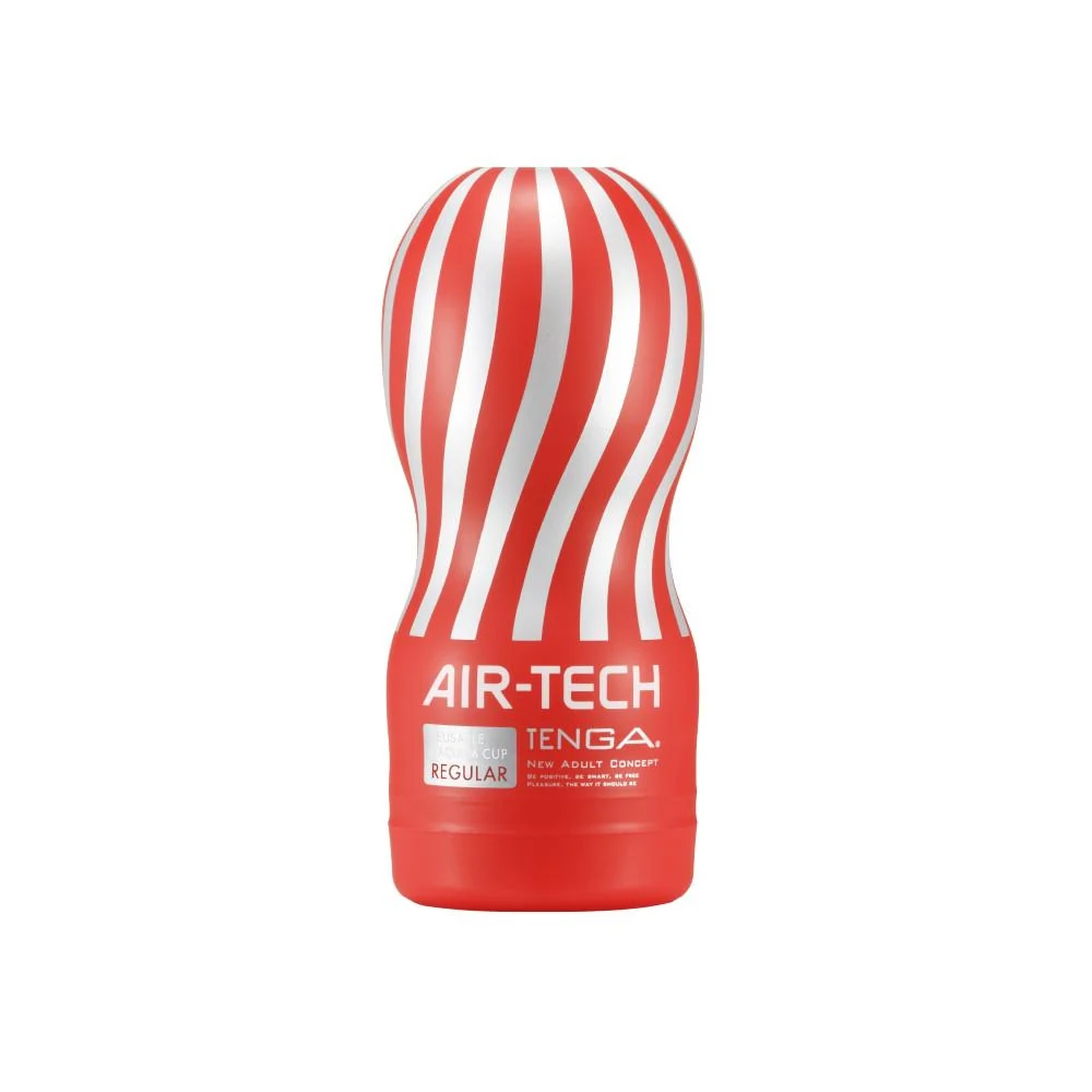 Official front view of red and white TENGA Air-Tech Regular
