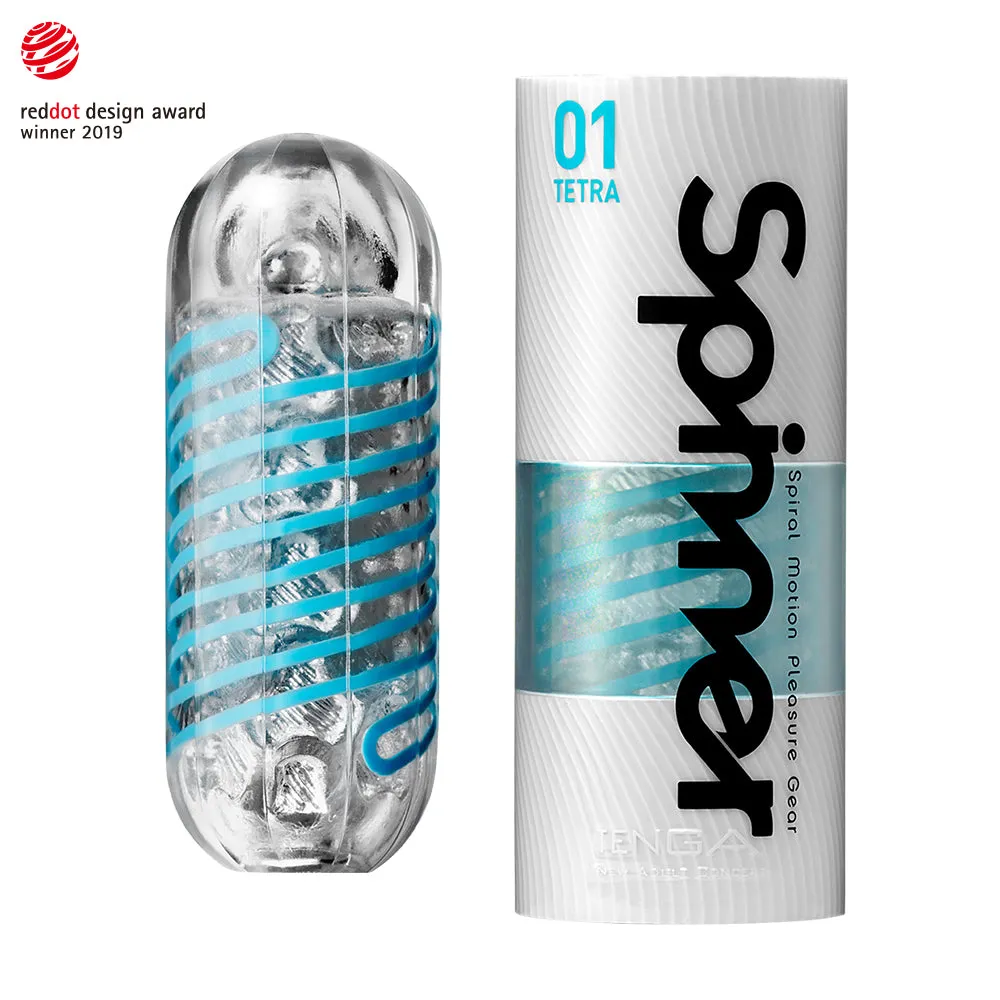 TENGA Spinner 01 Tetra product and packaging